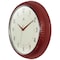 Infinity Instruments Retro Round Red Wall Clock, 15 in. 10940RD-15 - alternate 2